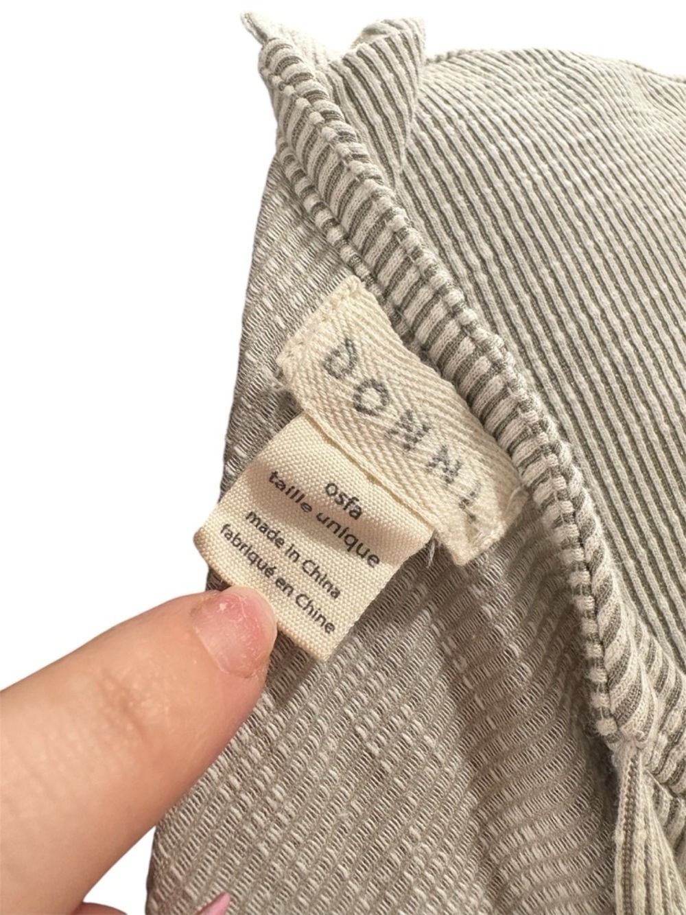 337. DONNI. Light Gray Women’s Open-Front Pocket Cardigan One Size - Picture 3 of 4